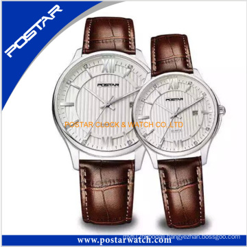 Top Quality Genuine Leather Couple Lover Wrist Branded Watch